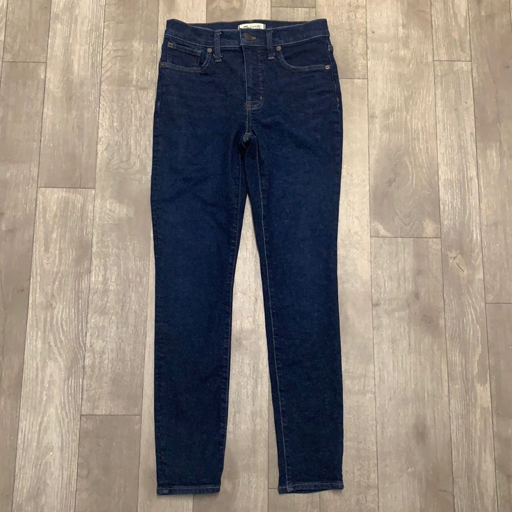 Madewell Mid-rise Women's Skinny Jeans Dark Wash